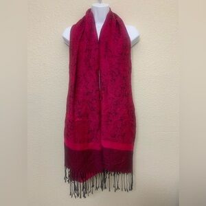 CASHMERE & SILK Blend Shawl Scarf OS